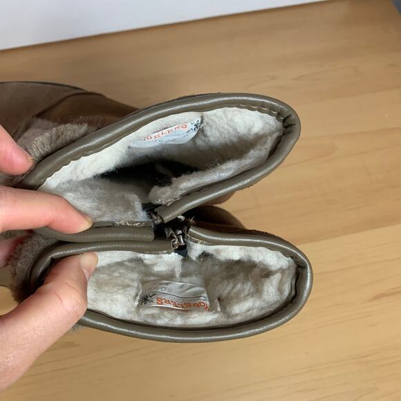 Yodelers Women's Brown Genuine Leather Boots Size 7 - Picture 6 of 14